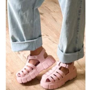 Talulah Rubber Platform Sandals (size 9) - Madi Nelson